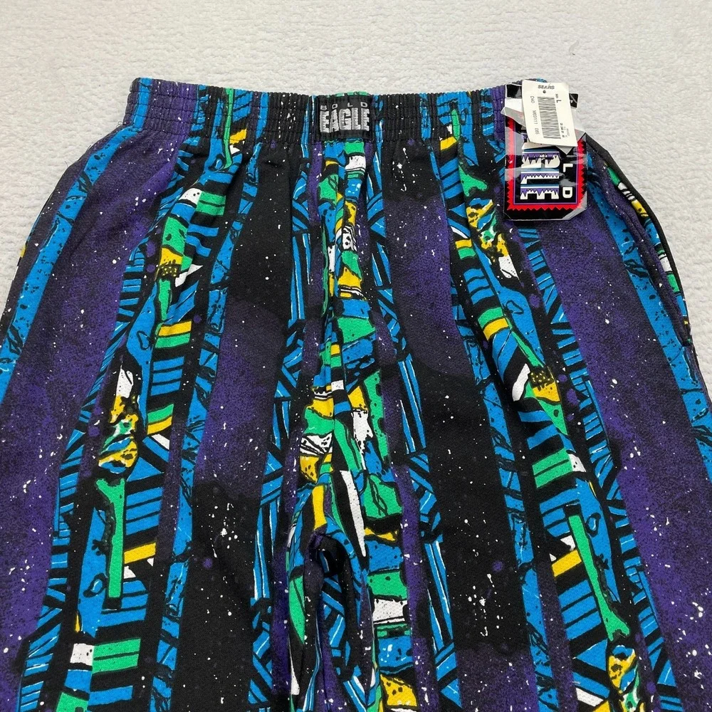 Vintage Bold Eagle wide‎ Pants Men's Size Large (Fits 28X30) Geometric NWT